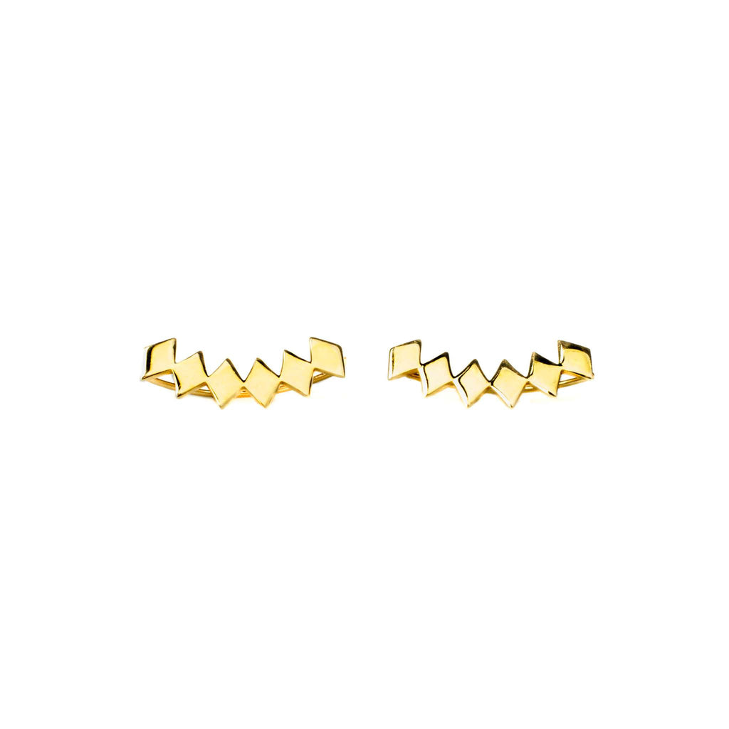 Rhombic Earring - Gold